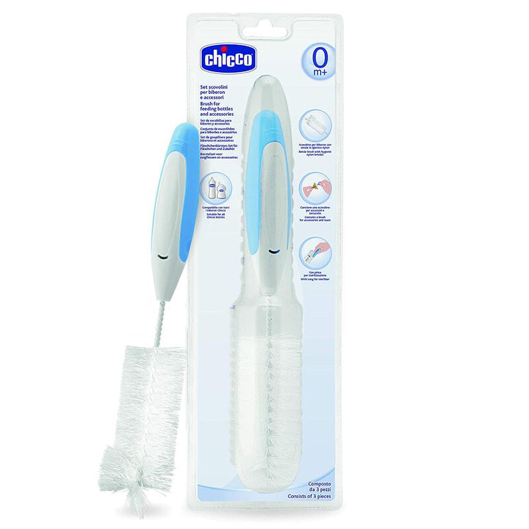 Chicco Bottle Brush Set (3in1) | فرشة حلمة 3 فى 1