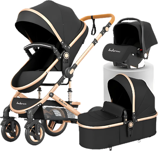 Belecoo kit 530W + Carseat - عربة اطفال+مقعد للسيارة