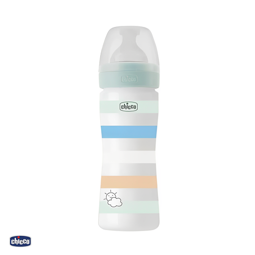 [0013358] Chicco Bottle WB 250ML Silcon - ببرونه ويل بينج من شيكو 250 مل سليكون