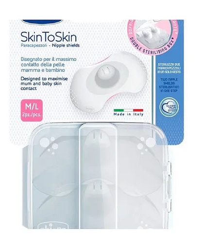 [0013767] Chicco SkintToSkin Silicone Nipple Shield S/M