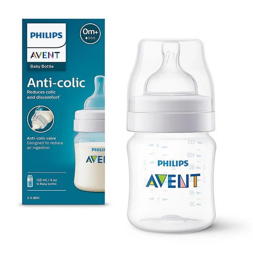 [0013829] Philips Avent Anti-colic baby Bottle - (0M+) 125ml- 1 Pack
