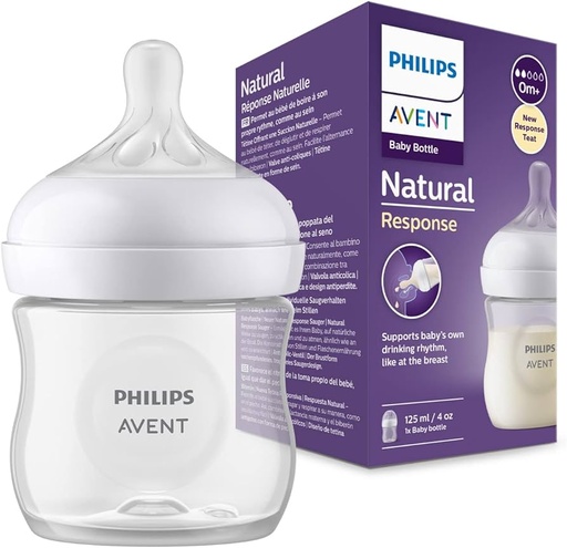 [0013814] Philips Avent Natural Response Bottle  (0M+)125ml- 1 Pack